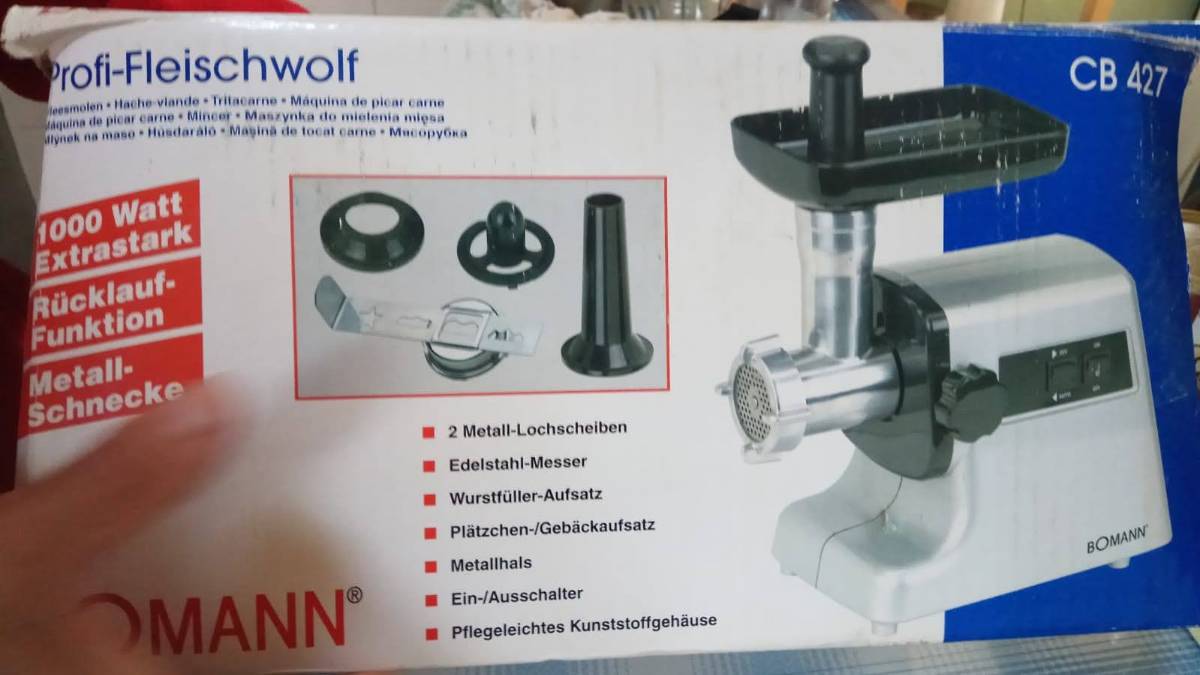 Vendo picadora de carne