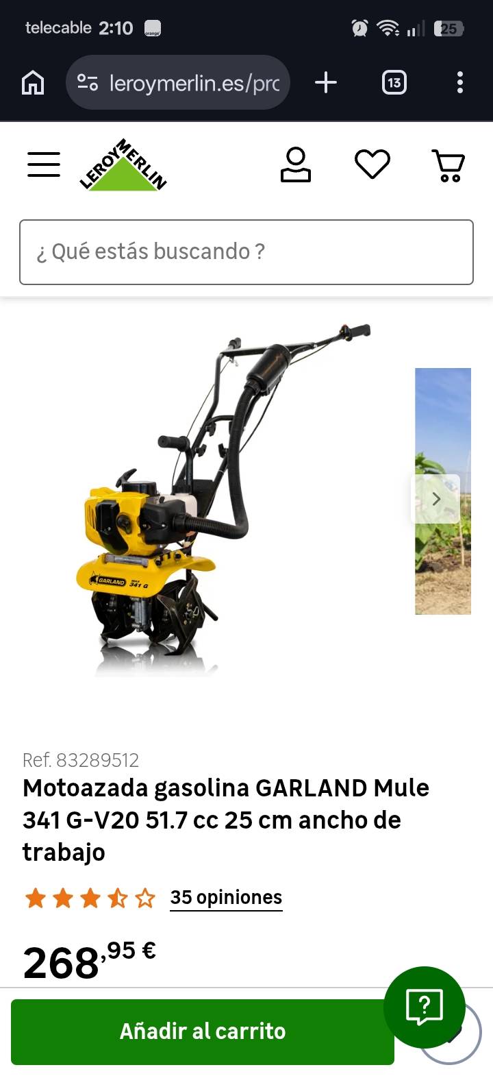 Motoazada Garland Mule 341 G - imagen 1