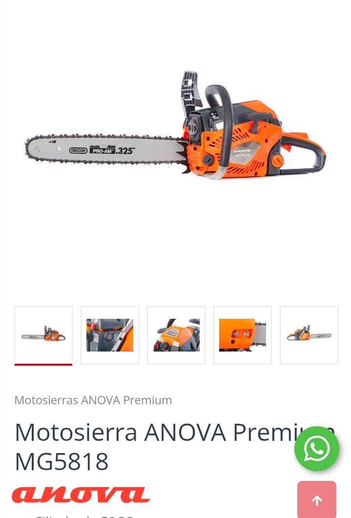 Motosierra Anova MG5818 - imagen 1